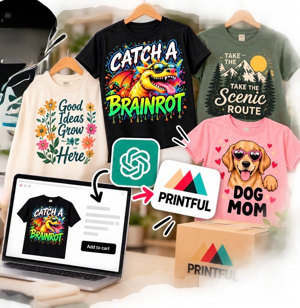 Can AI Build a Print-on-Demand Product?