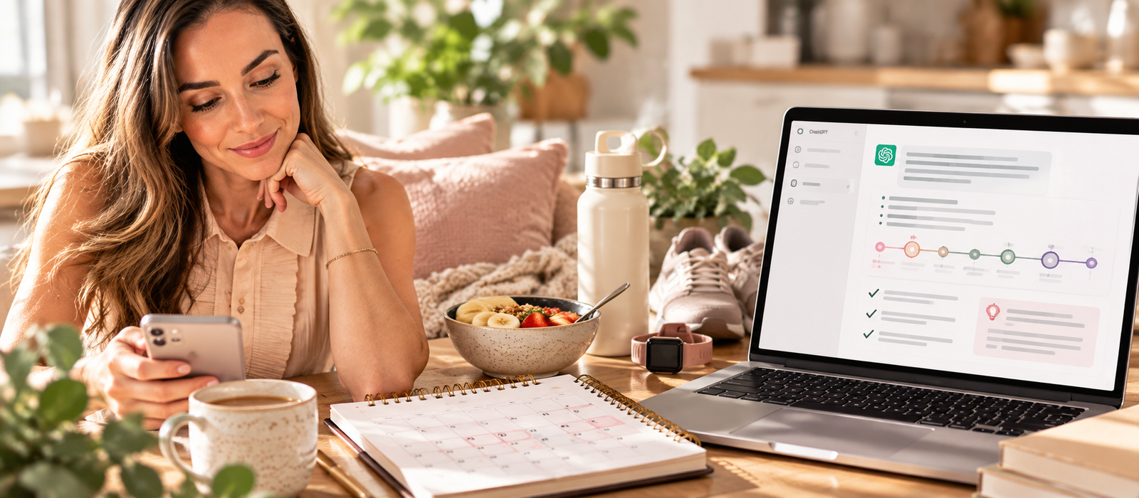 Using AI to organize everyday wellness and cycle observations