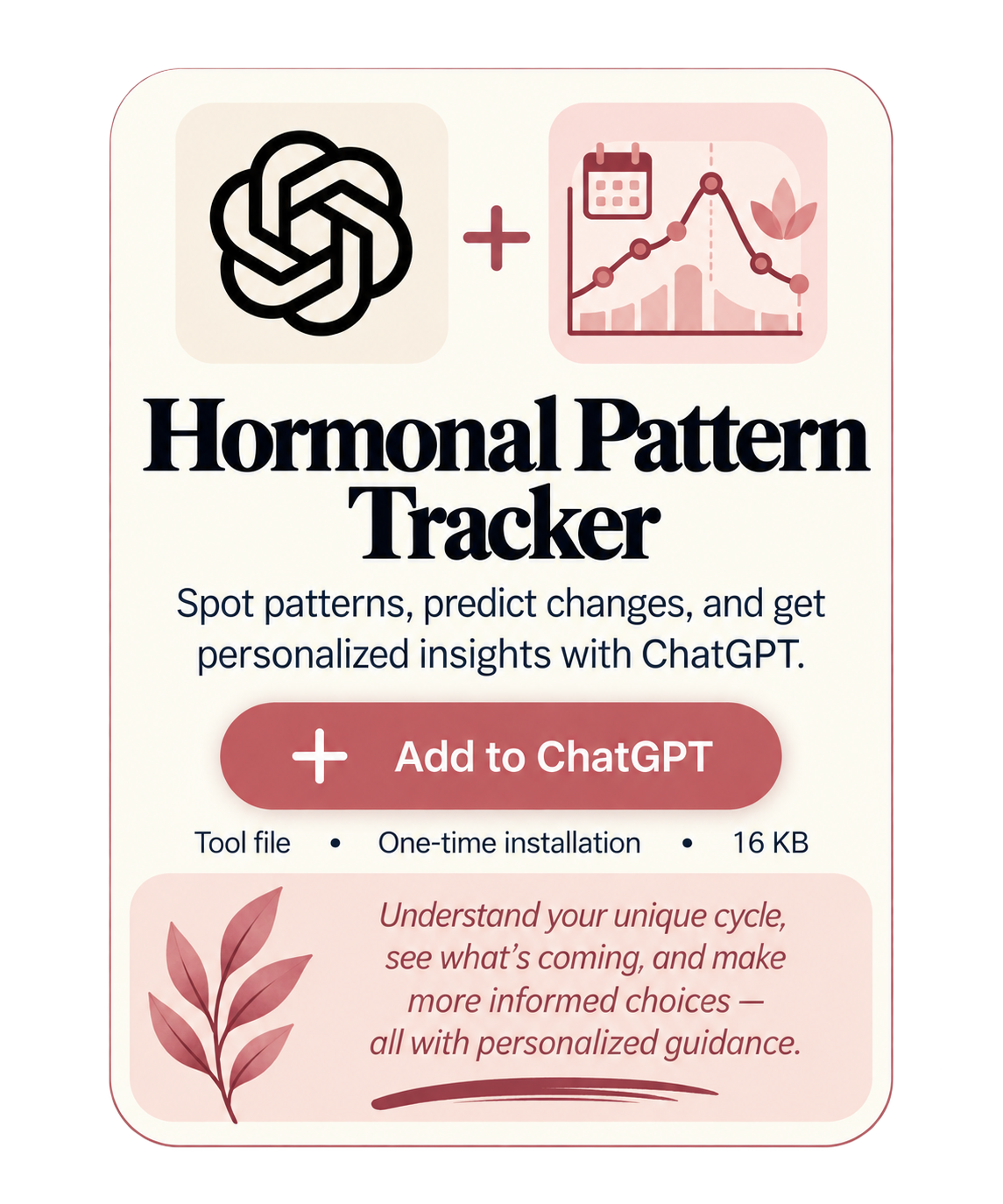 Hormone Tracking Tool