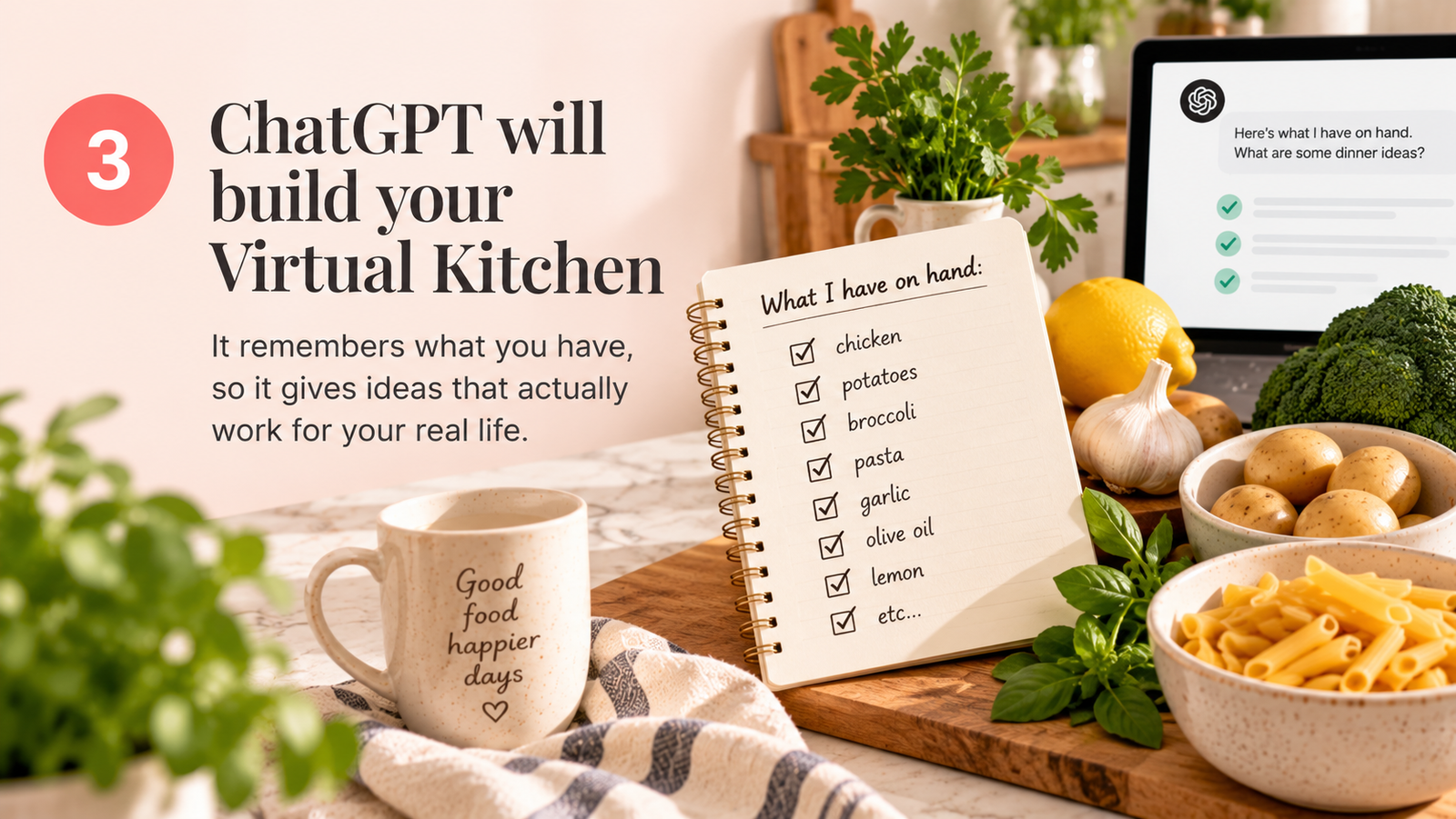 Build your Virtual Kitchen for meal planning